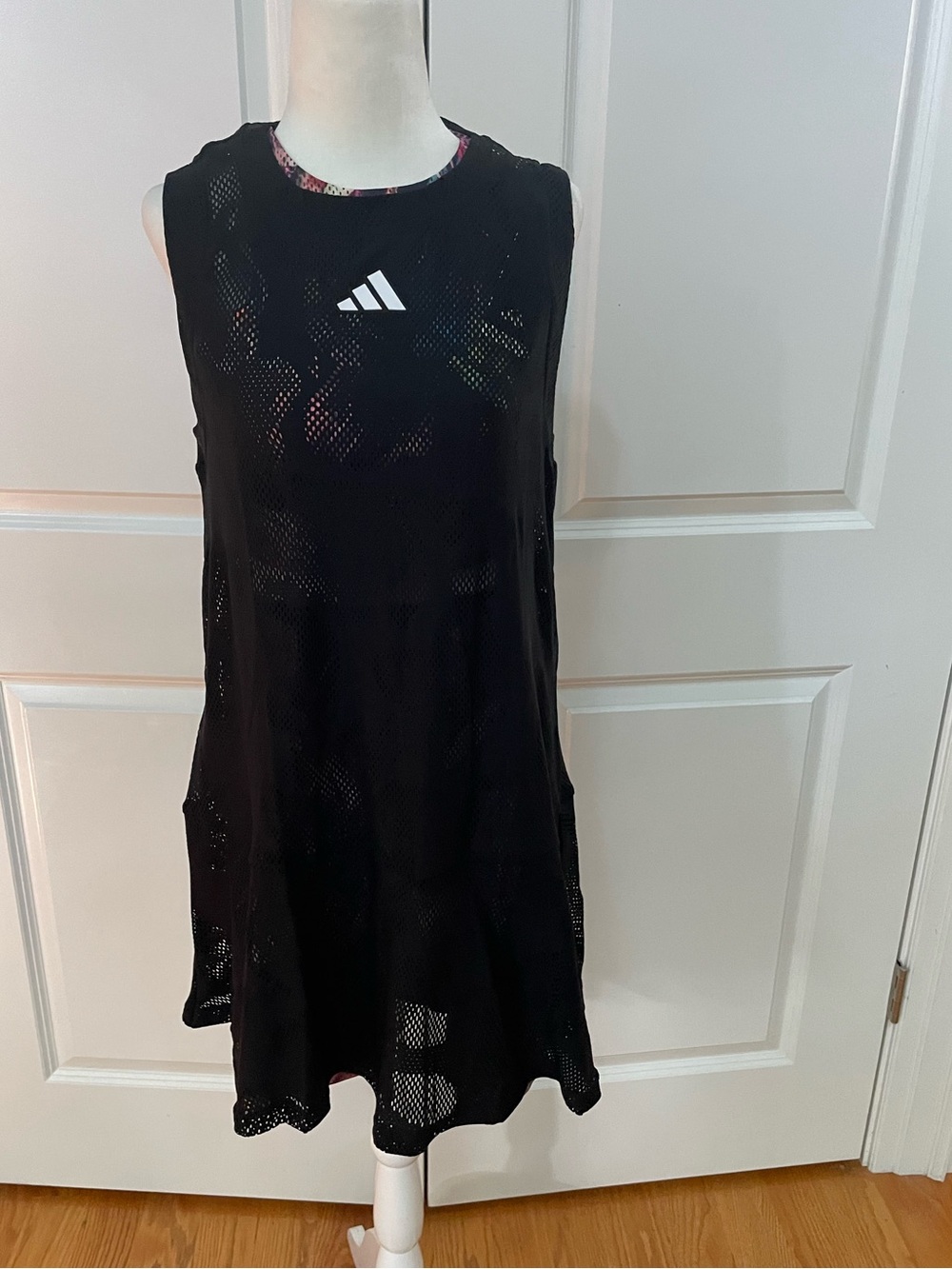 Adidas Women’s Mel Tennis Dress Set Black Multicolor Size M